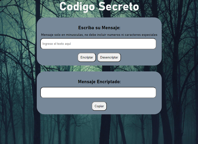 Imagen del Encriptador de Palabras